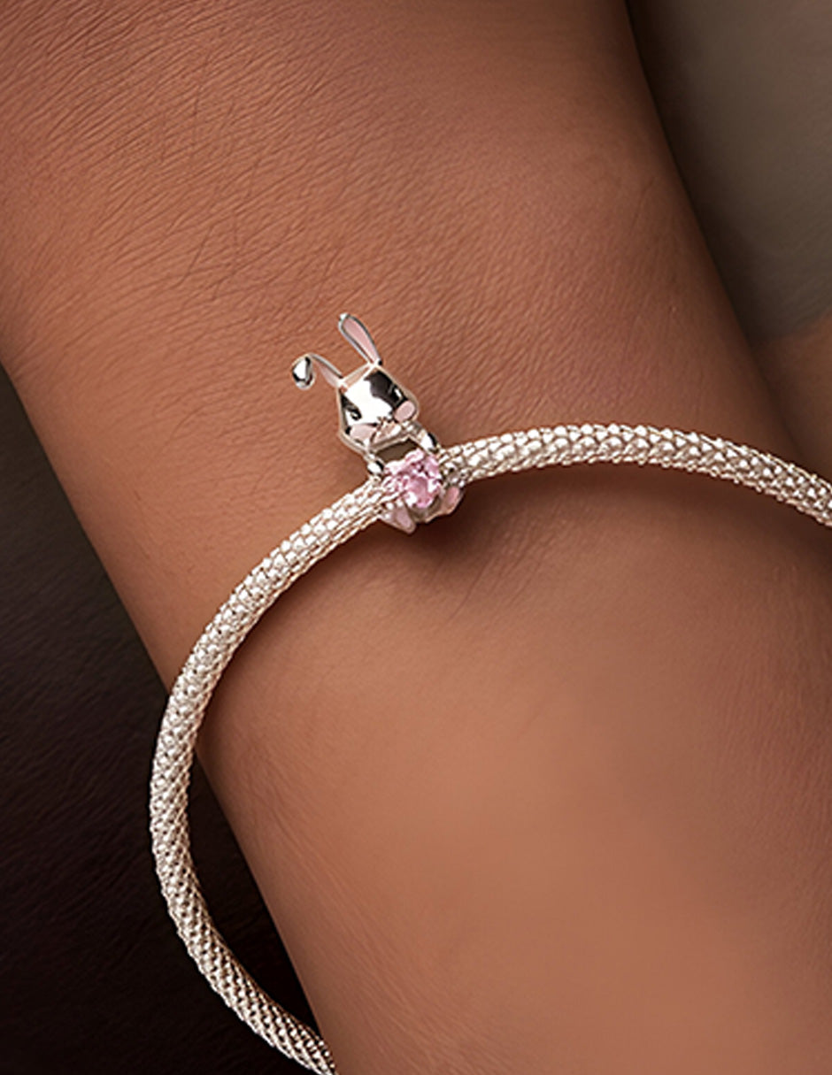 Charm de Conejo, Plata .925, Ame Glam Pop