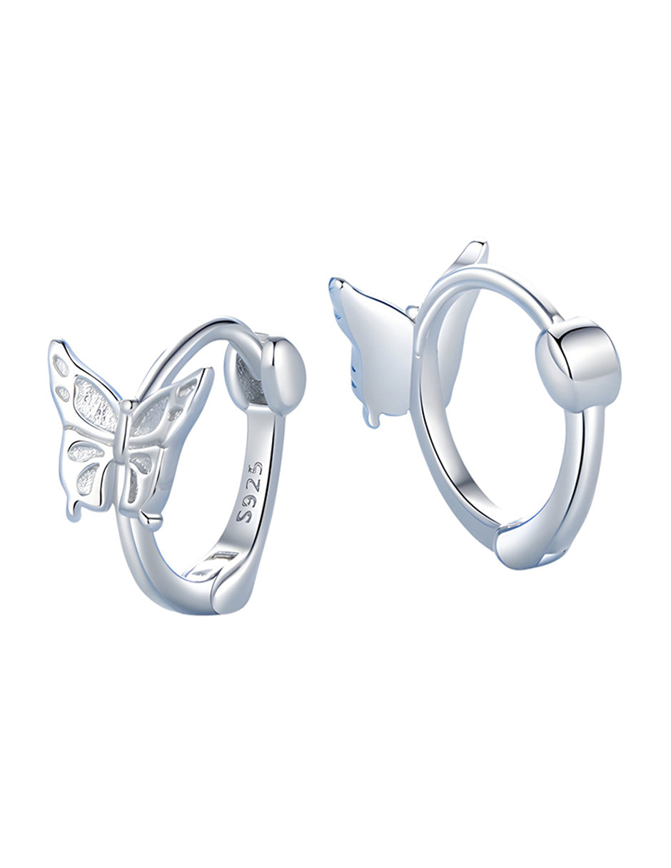 Aretes de Mariposa, Plata .925, Ame Glam Pop
