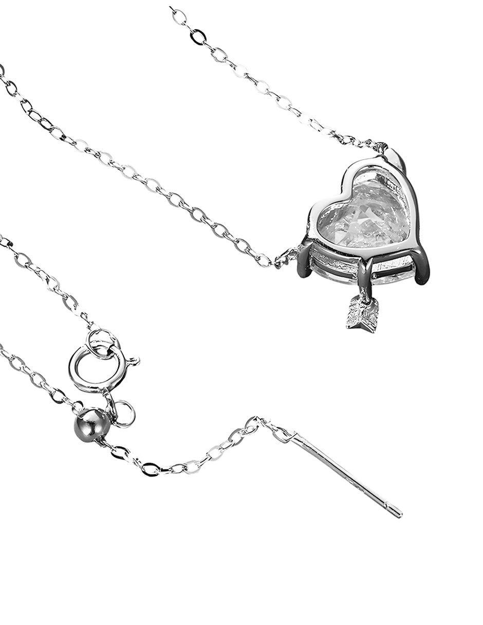 Collar de Corazón, Plata .925, Ame Glam Pop