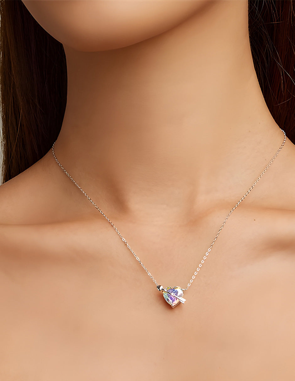 Collar de Corazón, Plata .925, Ame Glam Pop