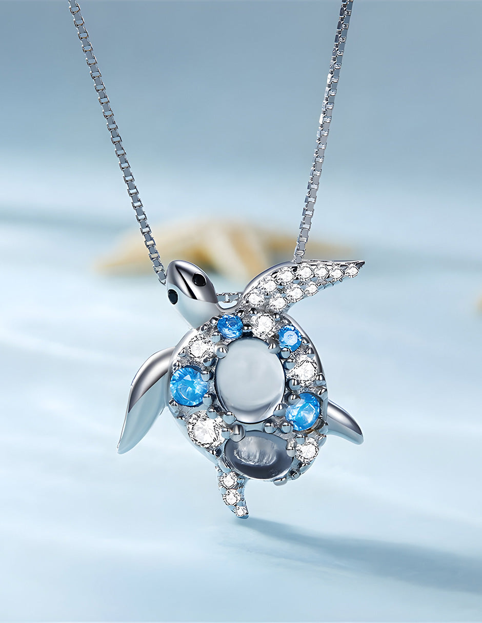 Collar de Tortuga, Plata .925, Ame Glam Pop