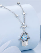 Collar Mano Fátima, Plata .925, Ame Glam Pop
