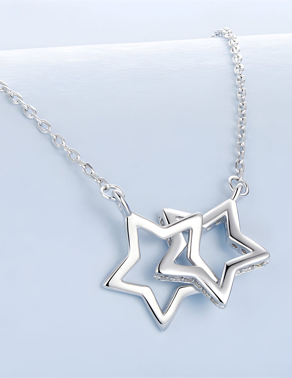 Collar de Estrella, Plata .925, Ame Glam Pop