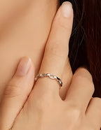 Anillo de Cadena, Plata .925, Ame Glam Pop