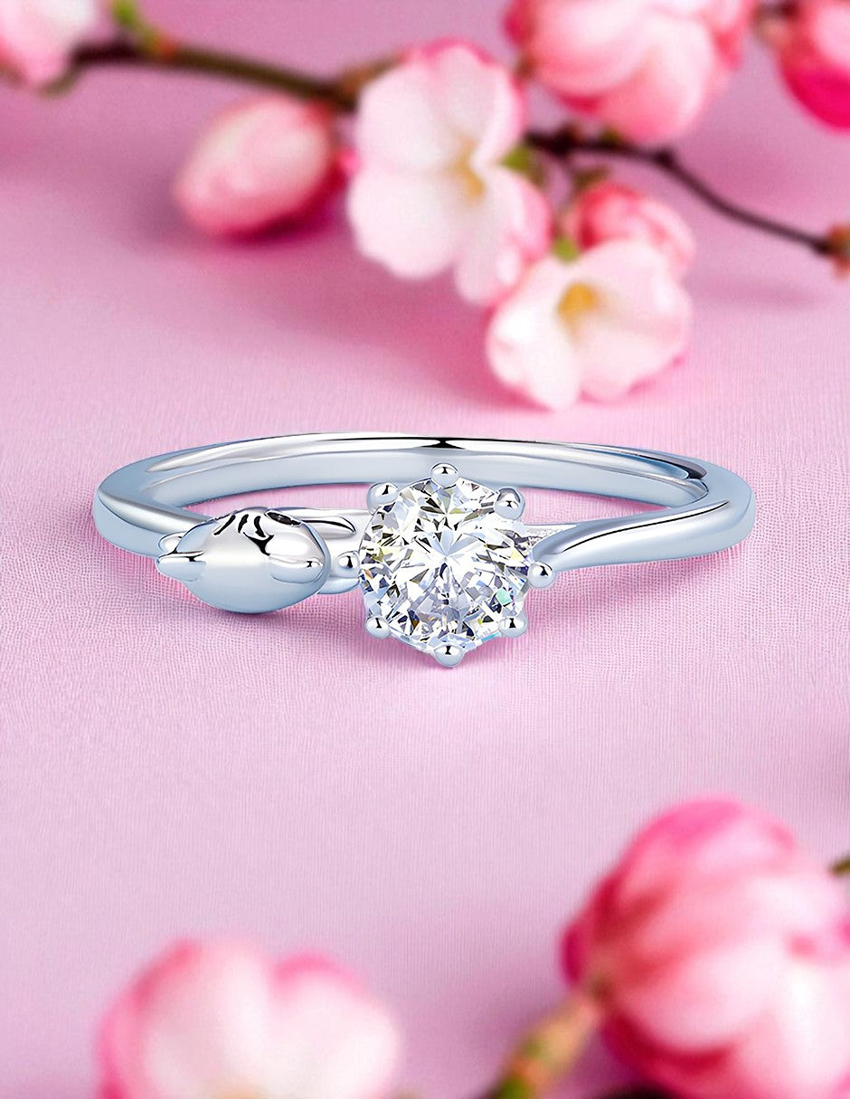 Anillo de Plata .925, Wedding Cat, Miow N°6