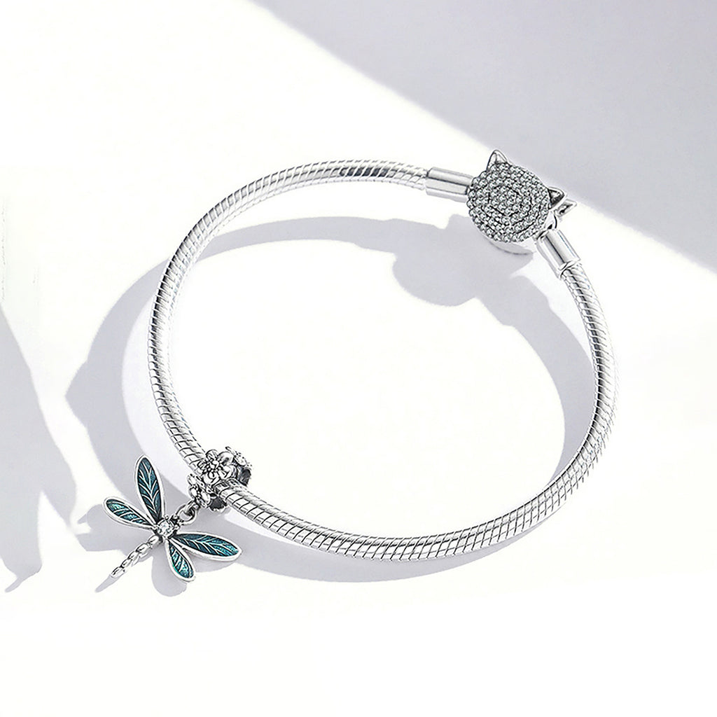 Charm de Libélula, Plata .925, Ame Glam Pop