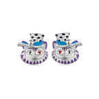Aretes de Plata .925, Cheshire, Miow