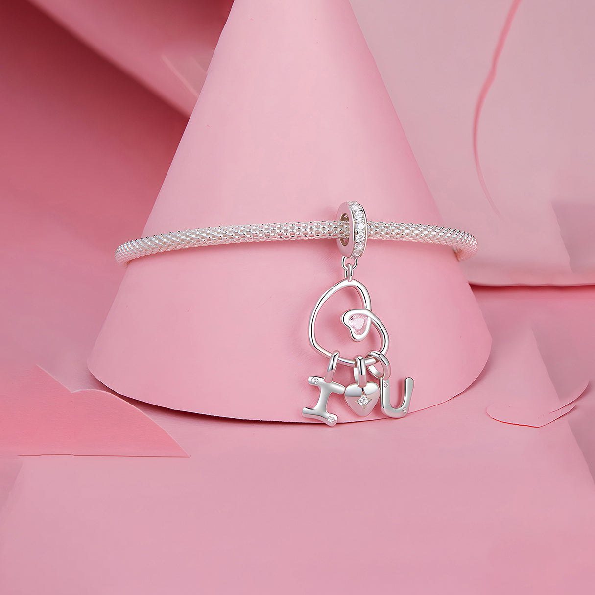 Charm de Corazón, Plata .925, Ame Glam Pop
