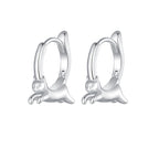 Aretes de Plata .925, Jumping Cat, Miow