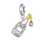 Charm de Champaña, Plata .925, Ame Glam Pop