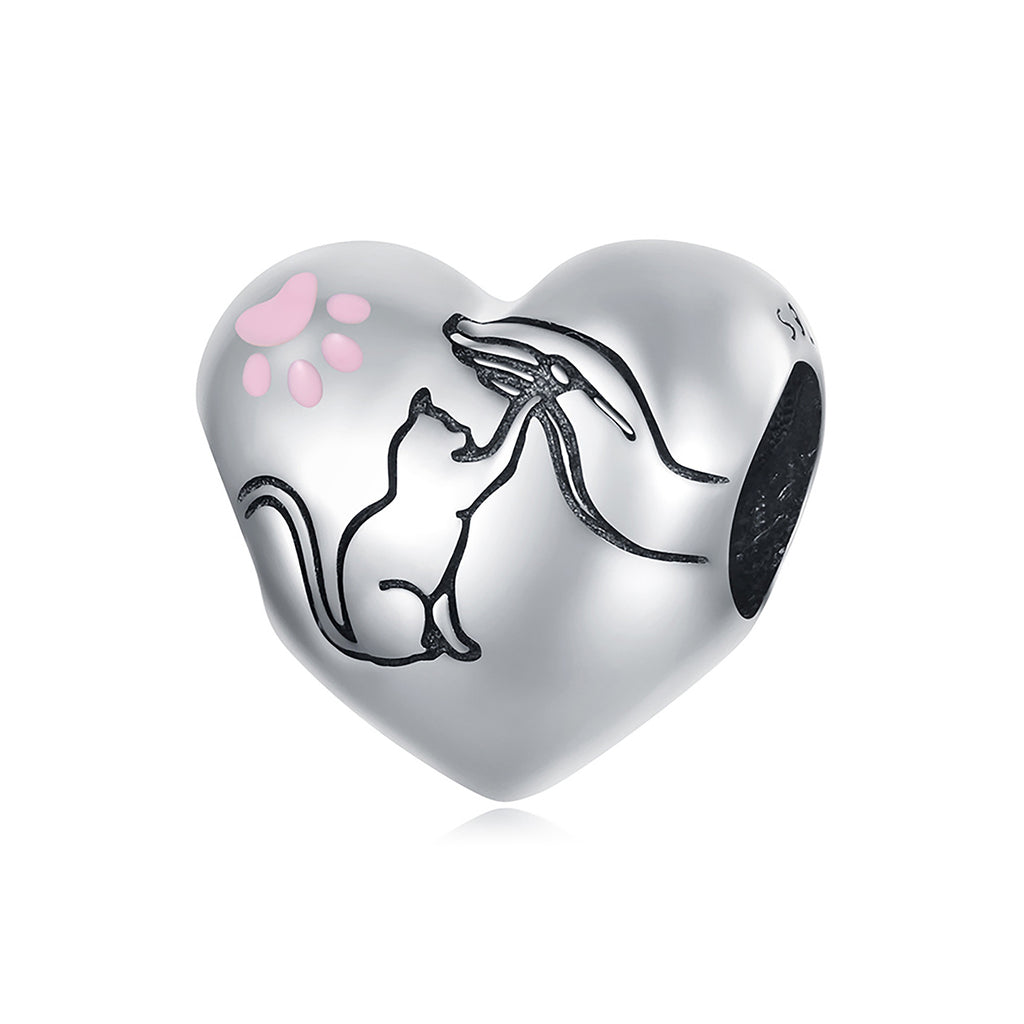 Charm de Plata .925, Cat Friendship, Miow