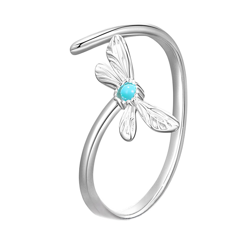 Anillo de Libélula, Plata .925, Ame Glam Pop