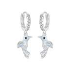 Aretes de Colibrí, Plata .925, Ame Glam Pop