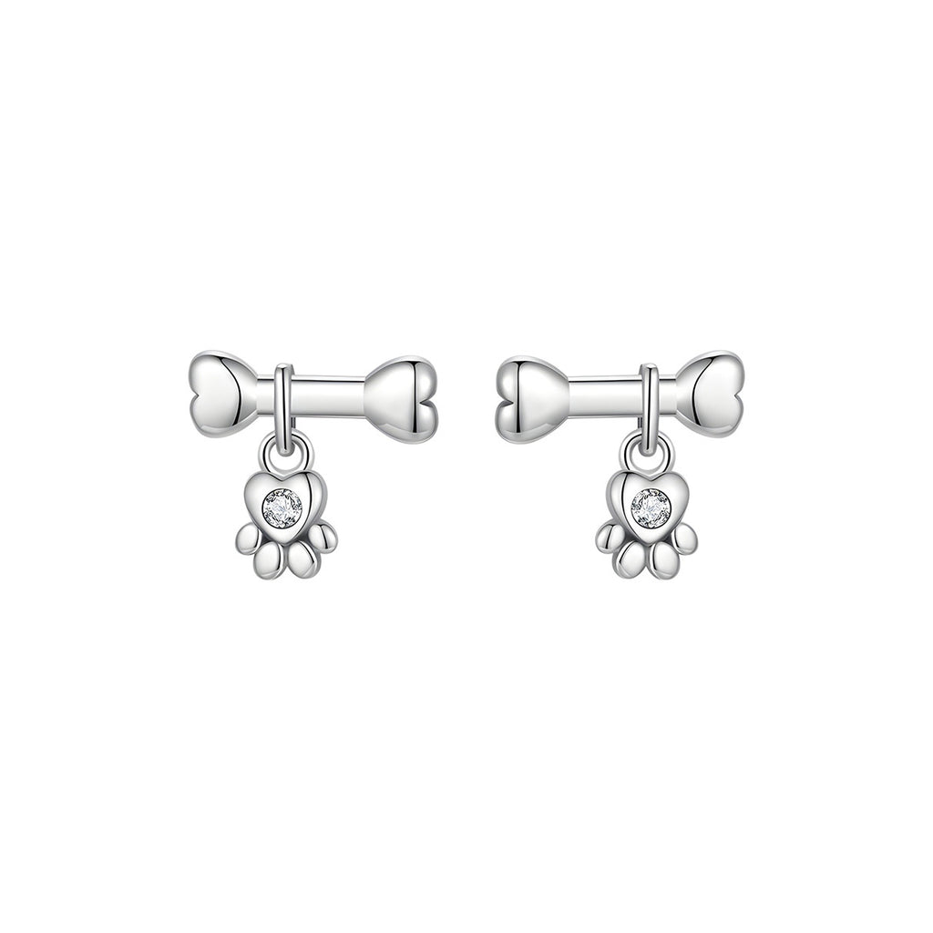 Aretes de Huella, Plata .925, Ame Glam Pop