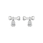 Aretes de Huella, Plata .925, Ame Glam Pop