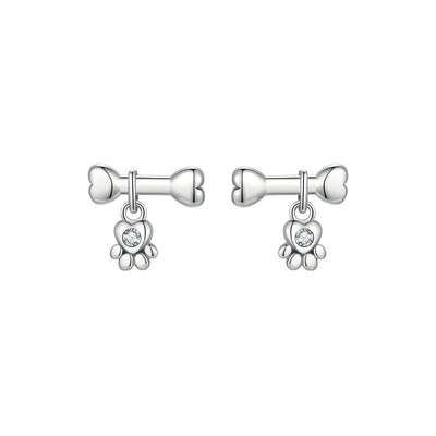 Aretes de Huella, Plata .925, Ame Glam Pop