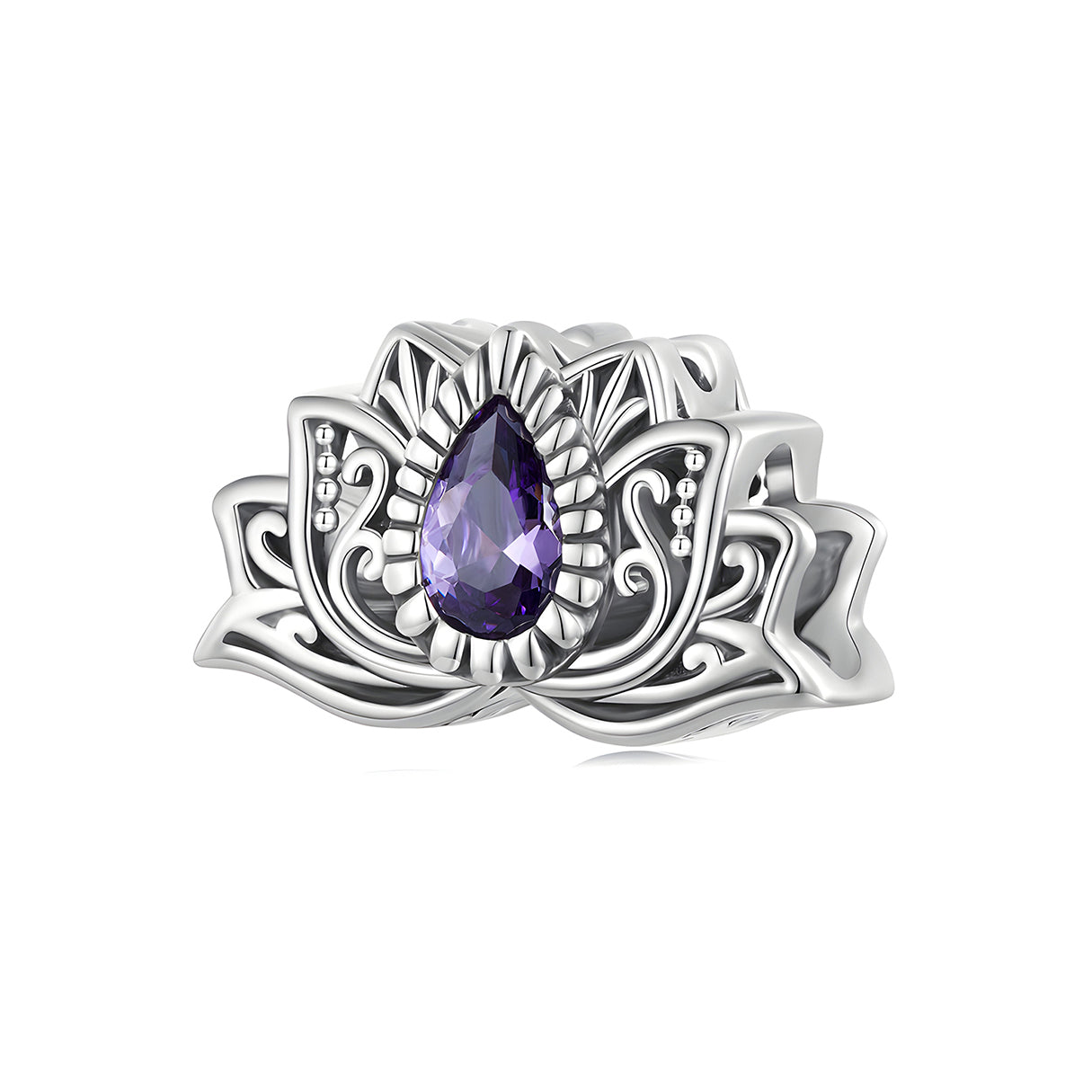 Charm de Flor de Loto, Plata .925, Ame Glam Pop