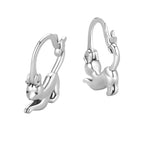 Aretes de Plata .925, Huggies Cats On The Prowl, Miow