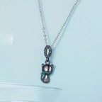 Charm de Plata .925, Black Cat, Miow