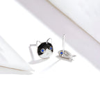 Aretes de Plata .925, Cat Fish, Miow