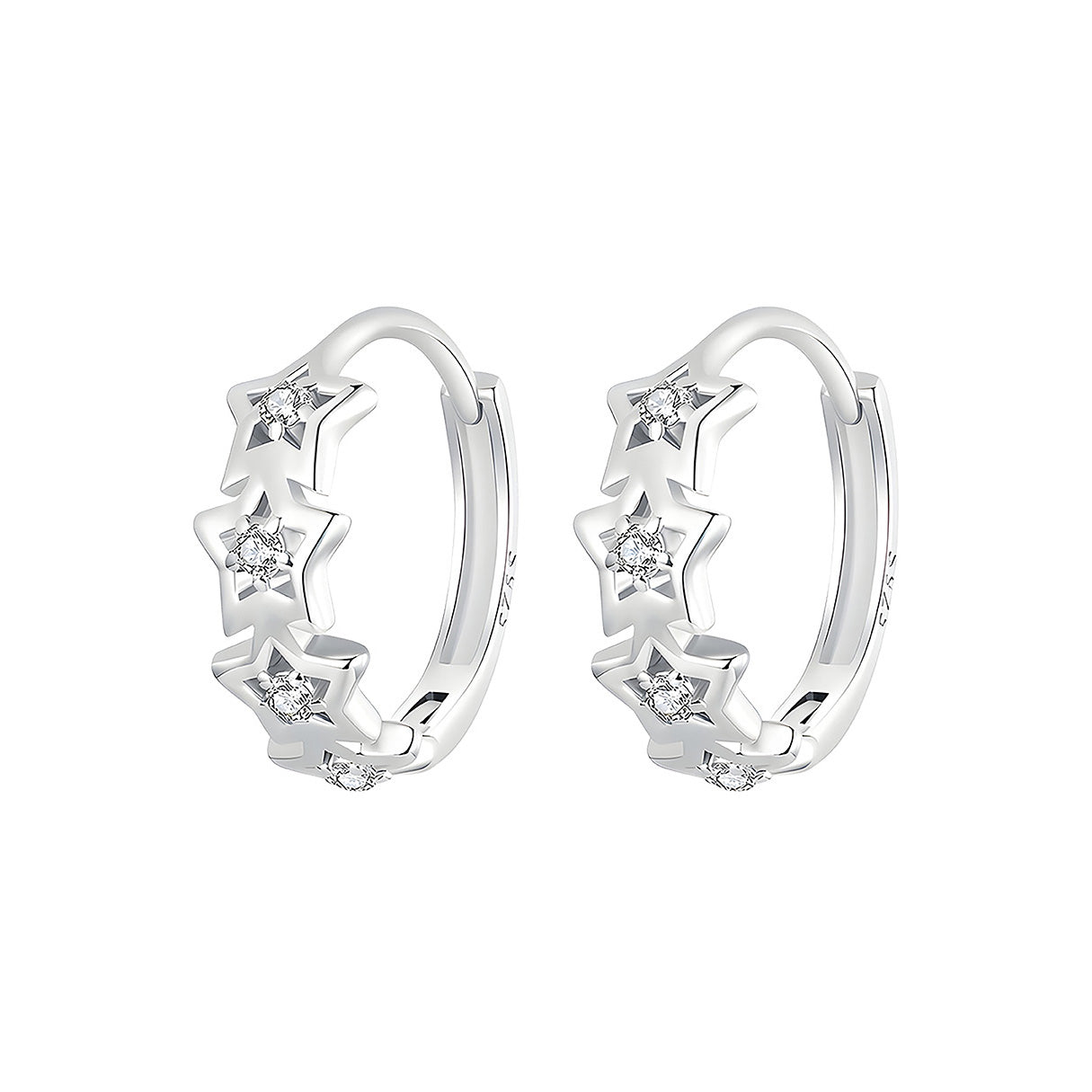Aretes de Estrella, Plata .925, Ame Glam Pop