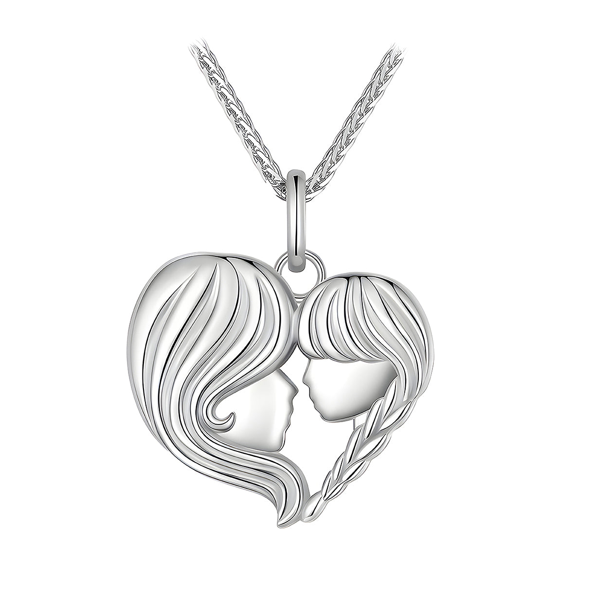 Collar de Corazón, Plata .925, Ame Glam Pop