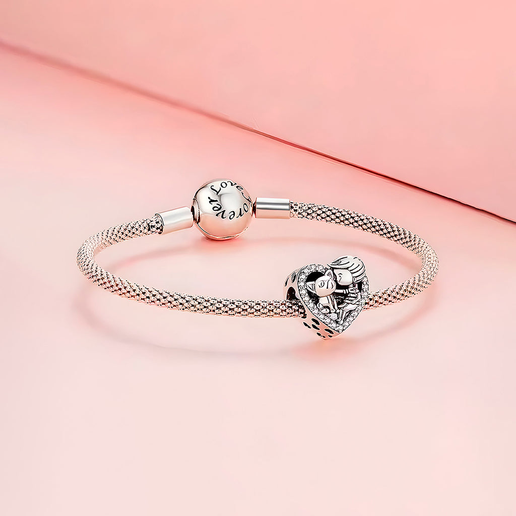 Charm de Corazón, Plata .925, Ame Glam Pop
