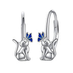 Aretes de Plata .925, Happy Cat, Miow