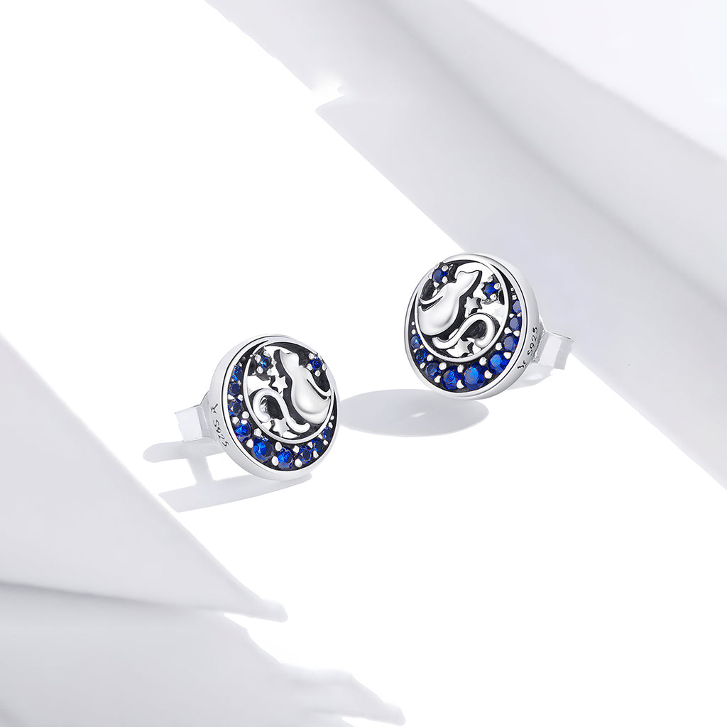 Aretes de Plata .925, Cats In The Sky, Miow