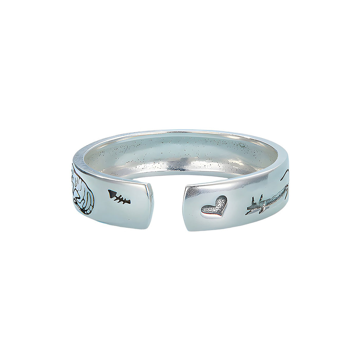 Anillo de Plata .925, Stray Cat, Miow
