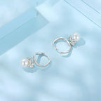 Aretes de Plata .925, Two Cat Sphere, Miow