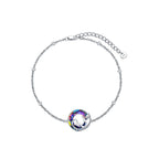 Pulsera de Plata .925, Cat Crystal, Miow