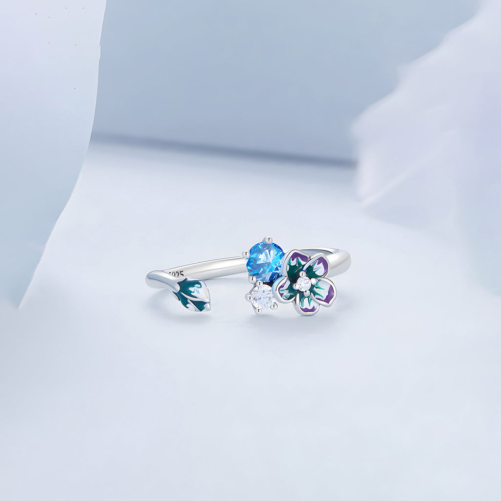 Anillo de Flor, Plata .925, Ame Glam Pop