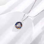 Collar de Plata .925, Cat Crystal, Miow