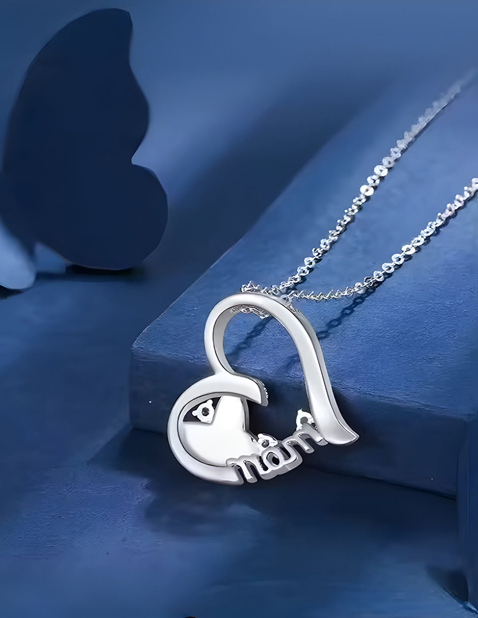 Collar de Corazón, Plata .925, Ame Glam Pop