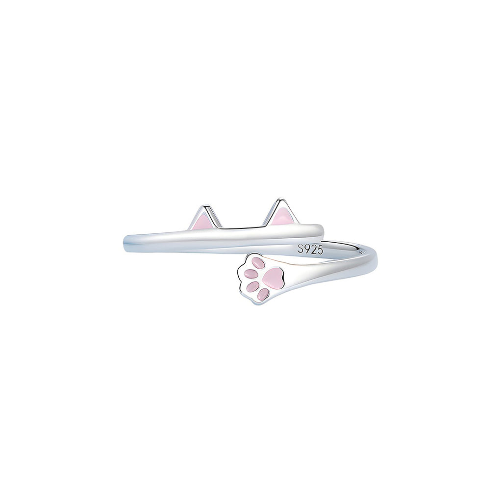 Anillo de Plata .925, Pink Cat, Miow
