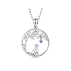 Collar de Plata .925, Cat Tree Of Life, Miow