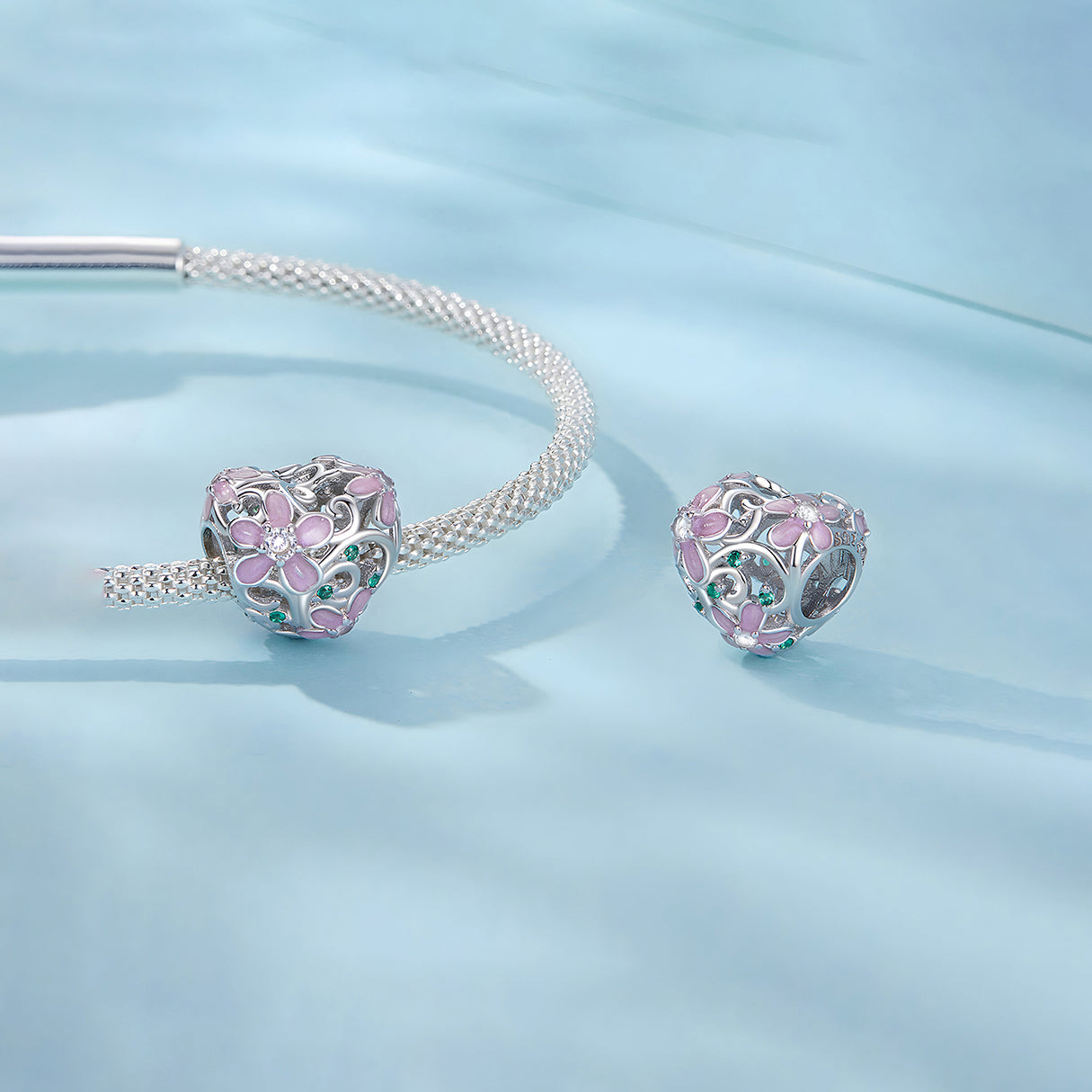 Charm de Corazón, Plata .925, Ame Glam Pop