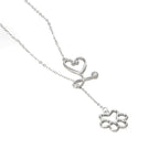 Collar de Huella, Plata .925, Ame Glam Pop