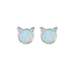 Aretes de Plata .925, Two Moon Cat, Miow