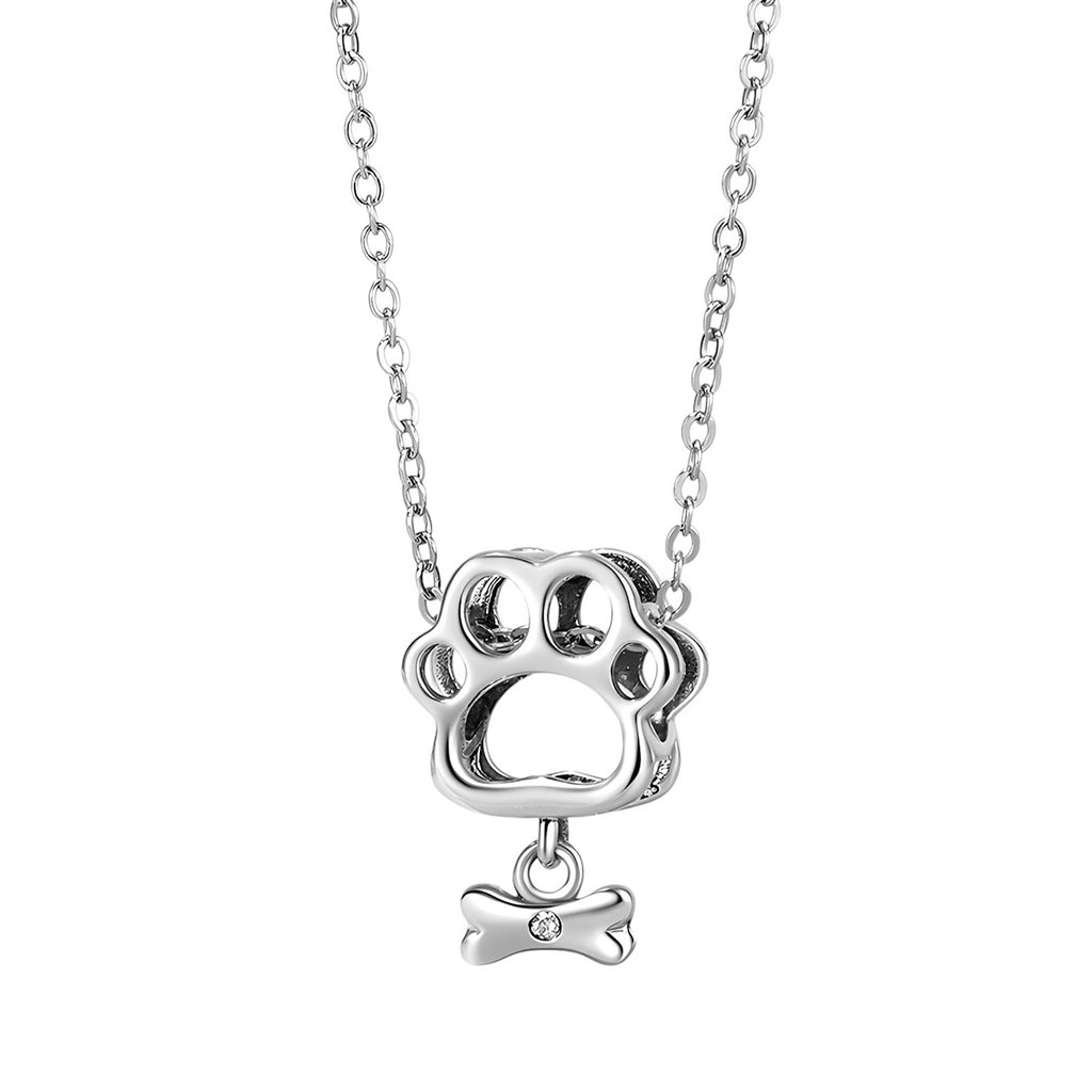 Charm de Plata .925, Footprint And Bone, Miow