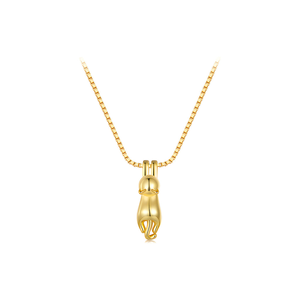 Collar de Plata .925, Kitten Hanging, Miow
