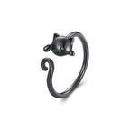 Anillo de Plata .925, Spiral Cat, Miow