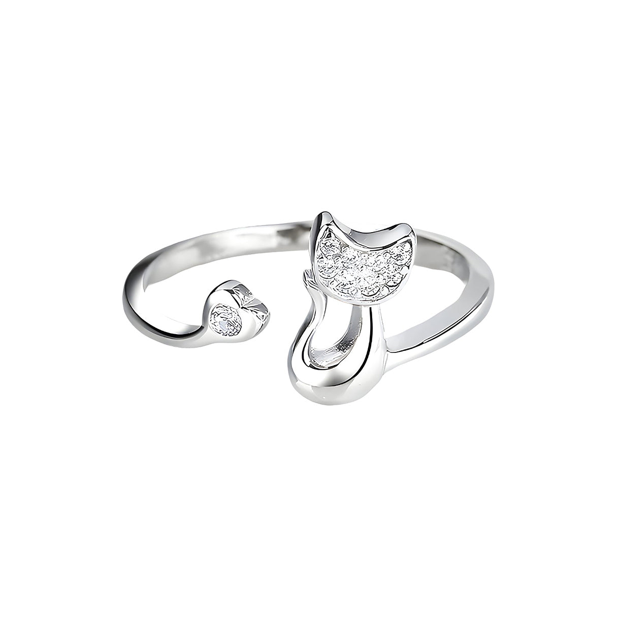 Anillo de Plata .925, Shiny Cat, Miow