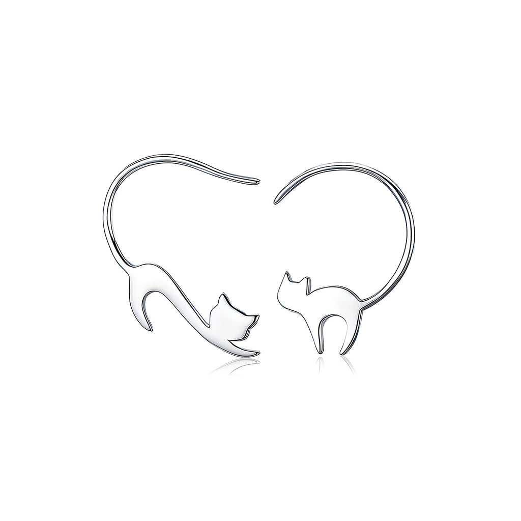 Aretes de Plata .925, Cat'S Tail, Miow