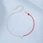 Pulsera Thread And Silver, Plata .925, Ame Glam Pop