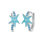 Aretes de Estrella Mar, Plata .925, Ame Glam Pop