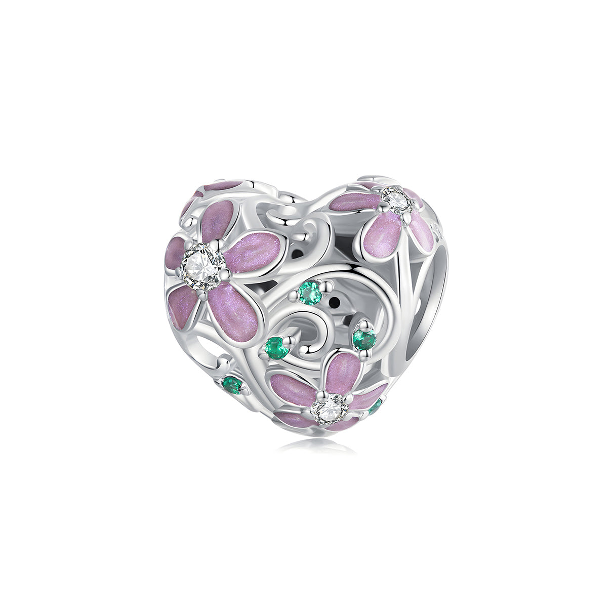 Charm de Corazón, Plata .925, Ame Glam Pop