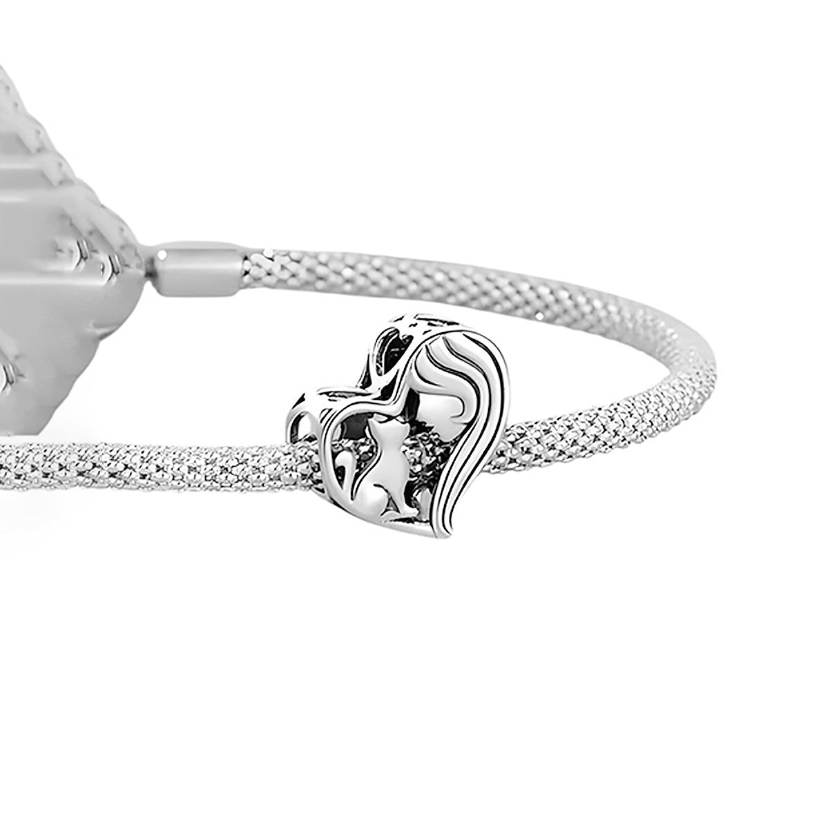 Charm de Plata .925, With You Cat, Miow