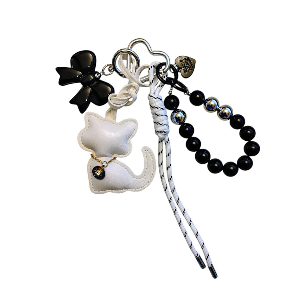 Charm de para Bolsa, Gato Blanco, Miow